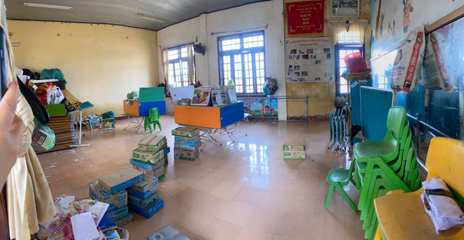 14 trường học tại Quảng Trị còn ngổn ngang sau mưa lũ ảnh 2