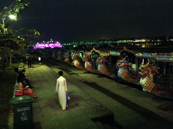 Huế xây dựng tuyến đường đi bộ lát gỗ lim phía nam sông Hương ảnh 1