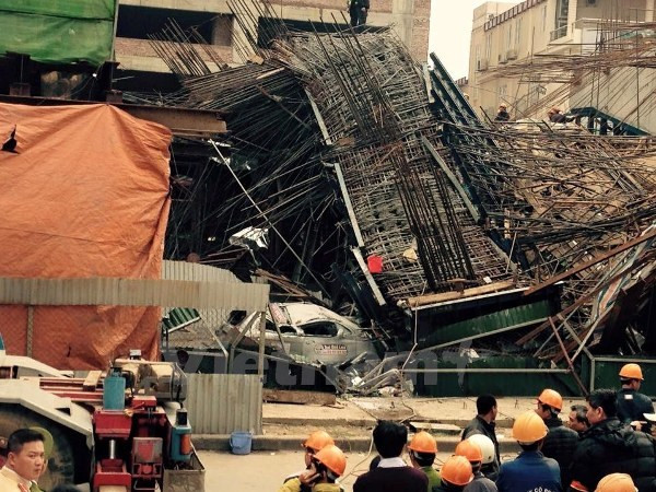 Vụ sập giàn giáo đường sắt trên cao: Gửi công hàm tới ĐSQ Trung Quốc ảnh 1
