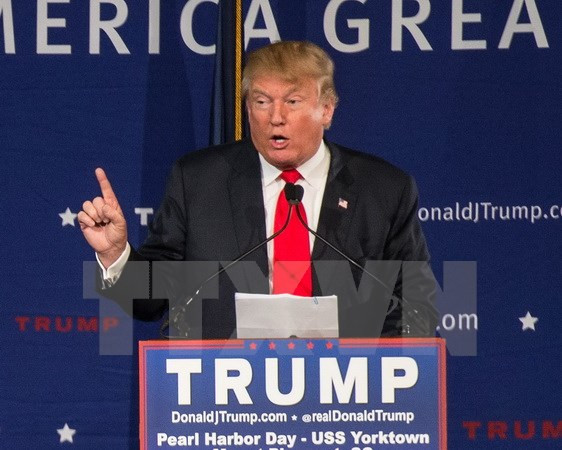 Ứng cử viên Tổng thống Mỹ Dolnald Trump. (Nguồn: AFP/TTXVN) D.Trump kêu gọi cấm người nhập cư từ các nước "có tiền sử khủng bố" ảnh 1