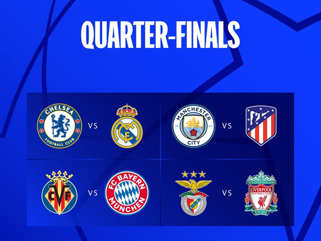 Vòng tứ kết Champions League: Chelsea tái ngộ Real Madrid ảnh 1
