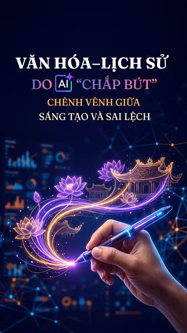 Văn hóa-Lịch sử do AI "chắp bút": Chênh vênh giữa sáng tạo và sai lệch 
