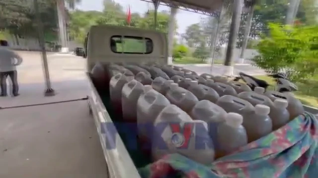 Đồn Biên phòng Cầu Muống bắt giữ nhiều vụ vận chuyển hàng hóa không rõ nguồn gốc và chất dễ cháy nổ