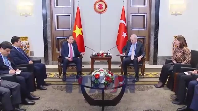 Chủ tịch Quốc hội Trần Thanh Mẫn hội kiến với Chủ tịch Quốc hội Thổ Nhĩ Kỳ tại IPU-152