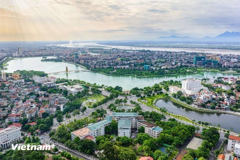 Phường Việt Trì, tỉnh Phú Thọ quy hoạch phát triển đồng bộ, hiện đại. (Ảnh: Nguyễn Thảo/Vietnam+)