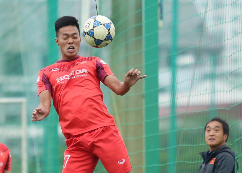 U22 Việt Nam còn chặng đường dài chuẩn bị cho SEA Games 31 trước mắt. (Ảnh: Hiển Nguyễn/Vietnam+) 