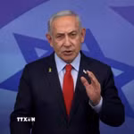 Thủ tướng Israel Benjamin Netanyahu. Ảnh: THX/TTXVN