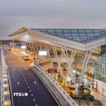 Nhà ga Quốc tế Đà Nẵng. (Ảnh: TTXVN phát)