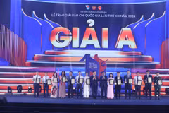 Toàn cảnh Lễ trao Giải Báo chí Quốc gia lần thứ XIX năm 2024