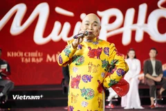 Nghệ sỹ Ưu tú Xuân Hinh "lấn sân" mảng điện ảnh. (Ảnh: Anh Vũ/Vietnam+)