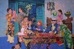 Hà Nội trong mắt cố họa sỹ hướng nội "Dũng đen Chợ Gạo" 