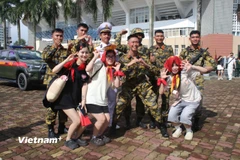 Quân dân tay bắt mặt mừng sau nhiệm vụ A80 thành công tốt đẹp