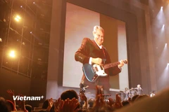 Ban nhạc của Cục trưởng và Đại sứ 'hâm nóng' đêm nhạc Vietnam Happy Fest 2025 