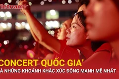 Những giây phút mãn nhãn nhất "Concert Quốc gia" Tổ quốc trong tim 