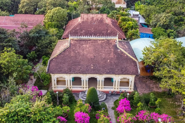 Nhà cổ ở Làng cổ Đông Hòa Hiệp.