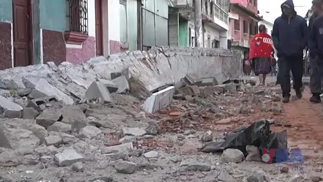 Cảnh đổ nát thương tâm sau trận động đất tại Guatemala