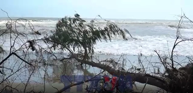 Sạt lở có thể “nuốt chửng” bãi biển Mỹ Khê