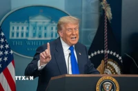 Tổng thống Mỹ Donald Trump. (Ảnh: THX/TTXVN)