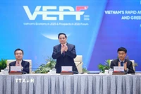 Thủ tướng Phạm Minh Chính dự Diễn đàn Kinh tế Việt Nam 2025, triển vọng 2026. (Ảnh: Dương Giang/TTXVN)
