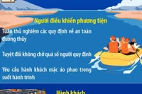 Khuyến cáo người dân di chuyển an toàn trên sông mùa lễ hội đầu năm 