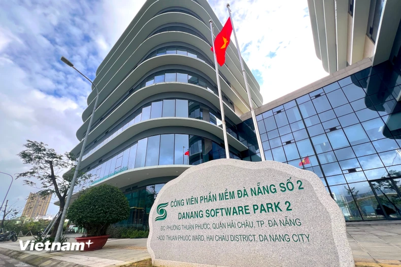 Văn phòng Trung tâm tài chính quốc tế Việt Nam thành phố Đà Nẵng được đặt tại Khu Công viên phần mềm Đà Nẵng 2. (Ảnh: Thanh Phong/Vietnam+)