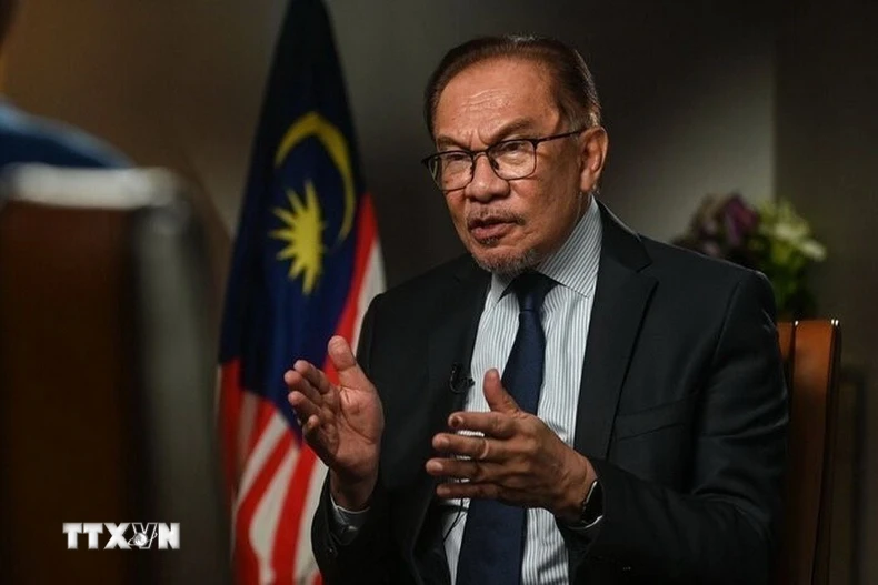 Thủ tướng Malaysia Anwar Ibrahim. (Ảnh: IRNA/TTXVN)