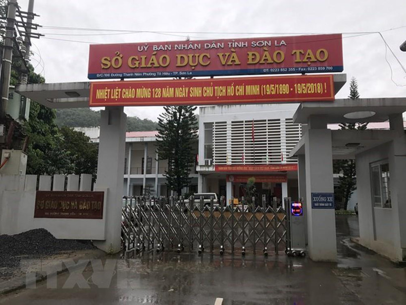 Sở Giáo dục và Đào tạo tỉnh Sơn La. (Ảnh: TTXVN)