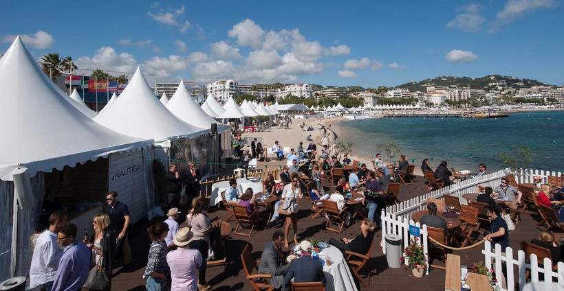 Chợ phim Cannes tại Pháp. (Ảnh: Đại sứ quán Pháp tại Việt Nam)