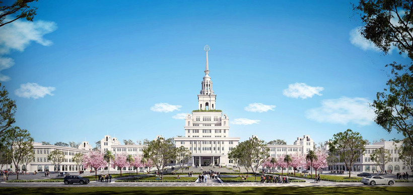 Mô hình Đại học VinUni (Ảnh: Vingroup)