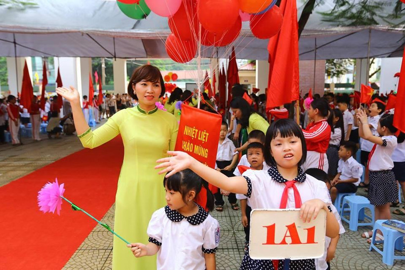 Chương trình giáo dục phổ thông mới sẽ áp dụng đại trà từ năm học 2020-2021, bắt đầu với lớp 1. (Ảnh: PV/Vietnam+)