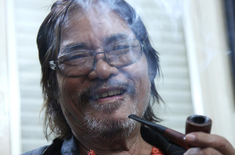 Sinh thời, cố tác giả Phan Vũ khẳng định mình là một nghệ sỹ đa tài. (Ảnh: Nguyễn Đình Toán/Vietnam+)