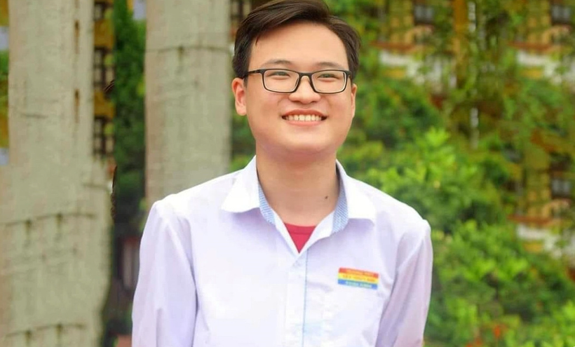Vũ Đình Thái, thủ khoa khối A và thủ khoa kỳ thi đánh giá tư duy của Đại học Bách khoa Hà Nội. (Ảnh: NVCC)