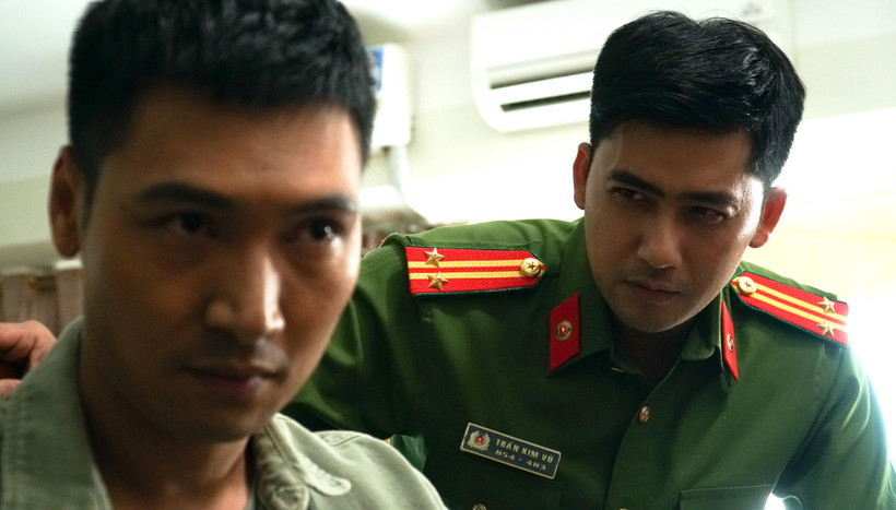 Tạo hình của Mạnh Trường và Bảo Anh cho loạt phim truyền hình mới "Hồ sơ Cá sấu." (Ảnh: VFC)