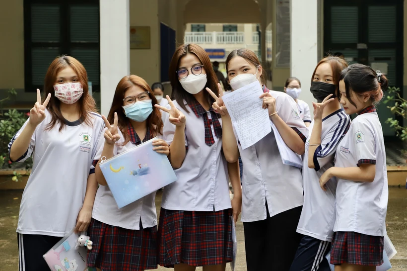 Thí sinh dự thi Tốt nghiệp Trung học phổ thông. (Ảnh: Hồng Giang/TTXVN)