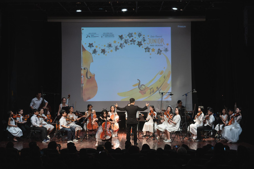 Junior Maius Orchestra là dàn nhạc nhí đầu tiên của Việt Nam. (Ảnh: BTC)