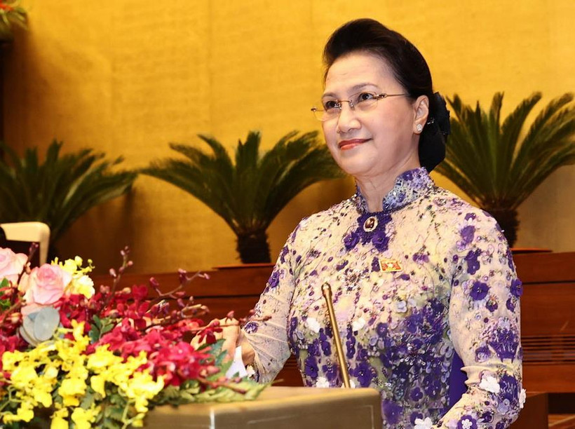 Chủ tịch Quốc hội Nguyễn Thị Kim Ngân. (Ảnh: TTXVN)