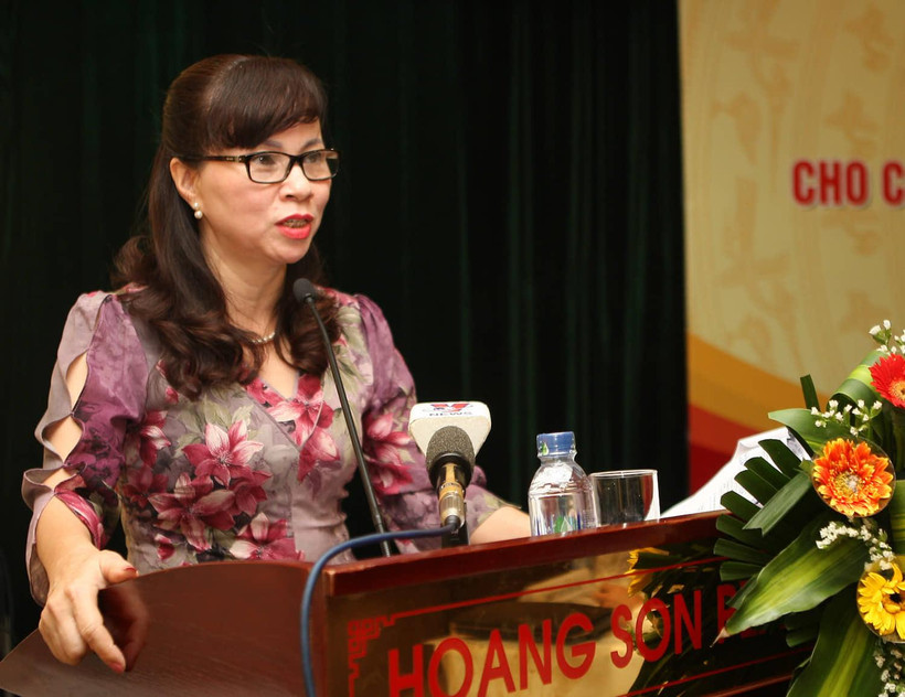 Vụ trưởng Vụ Giáo dục Đại học Nguyễn Thị Kim Phụng. (Ảnh: Thanh Tùng/Vietnam+)