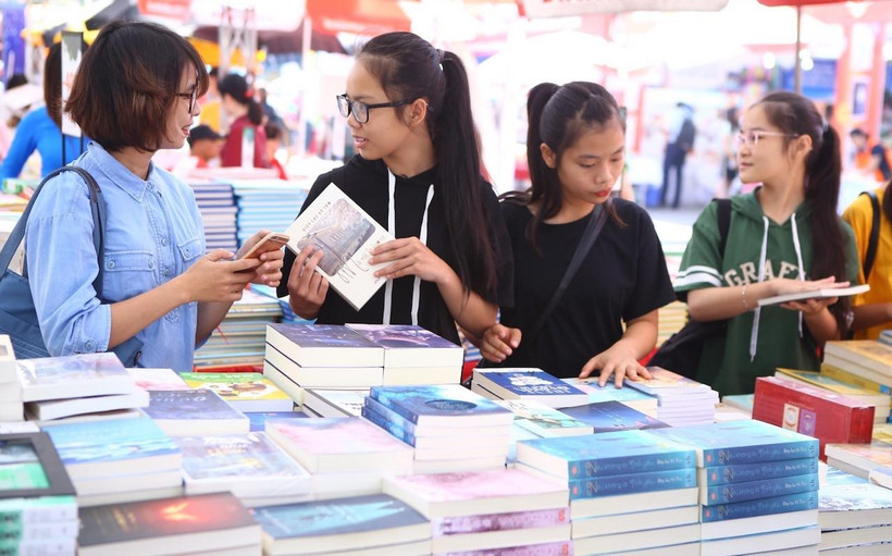 Các hoạt động hưởng ứng Ngày Sách Việt Nam 2019 được tổ chức trên phạm vi cả nước. (Ảnh minh họa: TTXVN)