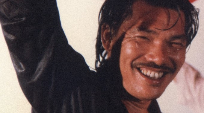 Nhạc sỹ Trần Tiến trên ảnh poster phim.