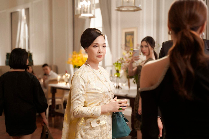 Tạo hình của nghệ sỹ nhân dân Lê Khanh trong "Gái già lắm chiêu 3." (Ảnh: ĐLP)