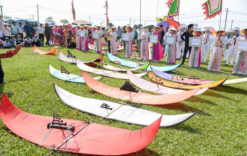 Các câu lạc bộ diều trong cả nước sẽ tham gia rước diều tại Hoàng thành Thăng Long. (Ảnh: Cổng thông tin điện tử huyện Vũ Thư)