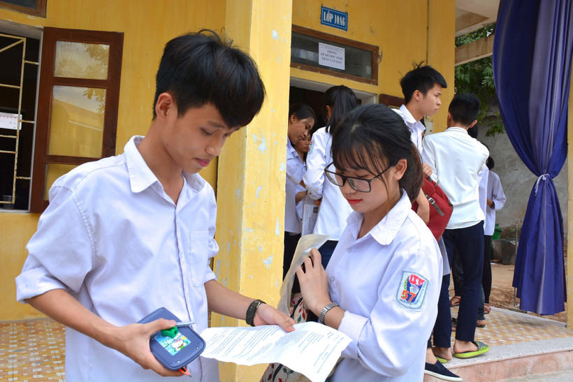 Kỳ thi tốt nghiệp trung học phổ thông sẽ diễn ra từ ngày 6 đến ngày 8/7. (Ảnh minh họa: Mai Công Luật/TTXVN)