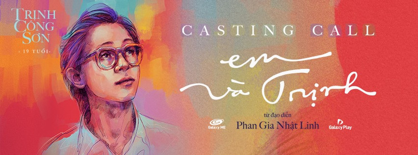Ảnh kêu gọi thử vai cho phim 'Em và Trịnh.' (Ảnh: Nhà phát hành phim)
