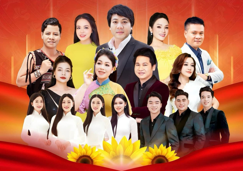 Các nghệ sỹ tham gia chương trình. (Ảnh: BTC)