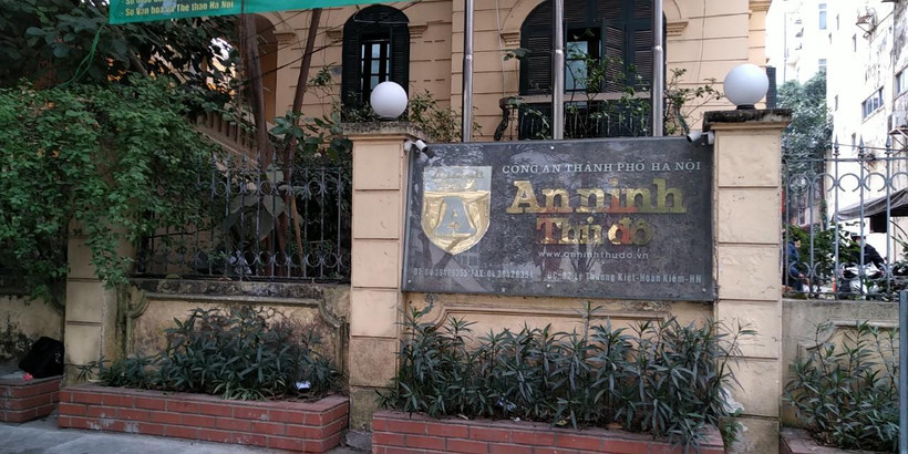 Trụ sở báo An ninh Thủ đô tại Hà Nội. (Ảnh: Minh Thu/Vietnam+)