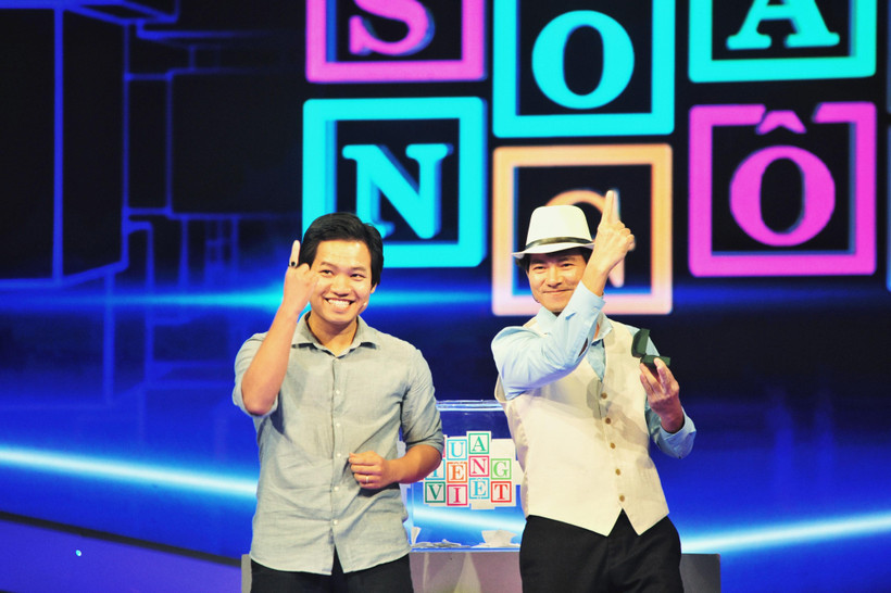 Người chơi Phùng Khắc Bắc Linh đã trở thành quán quân gameshow Vua tiếng Việt trên VTV3. (Ảnh: VTV)