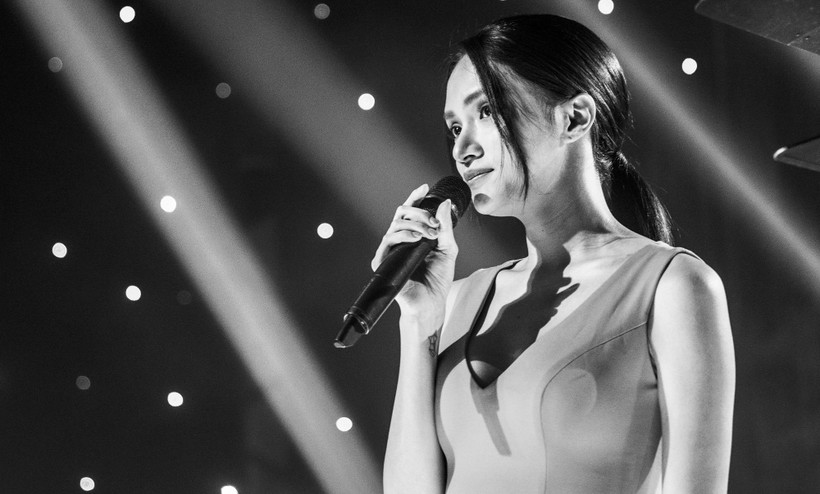 Tạo hình của Hương Giang trong "Sắc đẹp dối trá." (Ảnh: CTV)