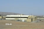 Quang cảnh bên ngoài cơ sở hạt nhân Natanz, phía Nam Thủ đô Tehran của Iran. (Ảnh: Reuters/TTXVN)