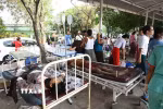 Nạn nhân bị thương sau trận động đất tại Nay Pyi Taw (Myanmar), ngày 28/3/2024. (Ảnh: THX/TTXVN)