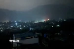 Quang cảnh thành phố Muzaffarabad ở khu vực Kashmir do Pakistan quản lý, một trong những địa điểm bị tấn công từ Ấn Độ, ngày 7/5/2025. (Ảnh: Reuters/TTXVN)